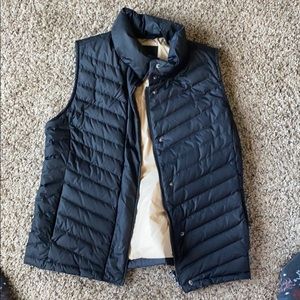 Talbots Black Puffer Vest